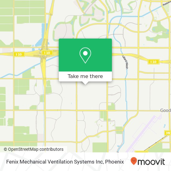 Mapa de Fenix Mechanical Ventilation Systems Inc