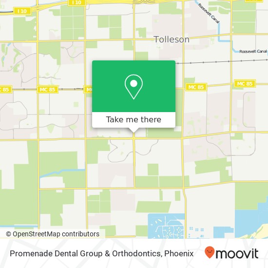 Promenade Dental Group & Orthodontics map