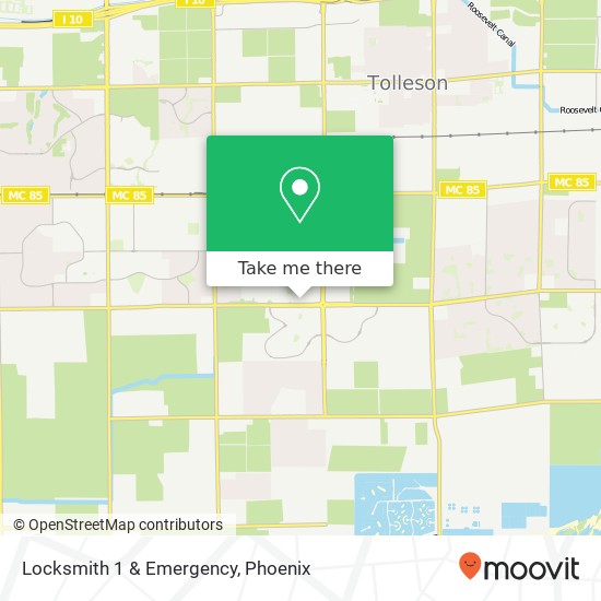 Locksmith 1 & Emergency map