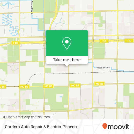 Cordero Auto Repair & Electric map