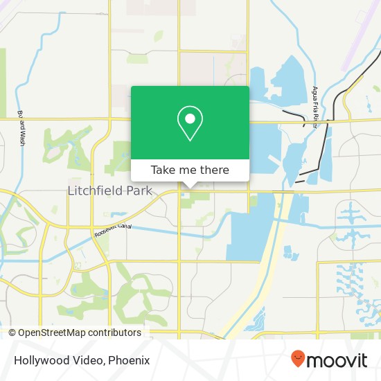 Hollywood Video map