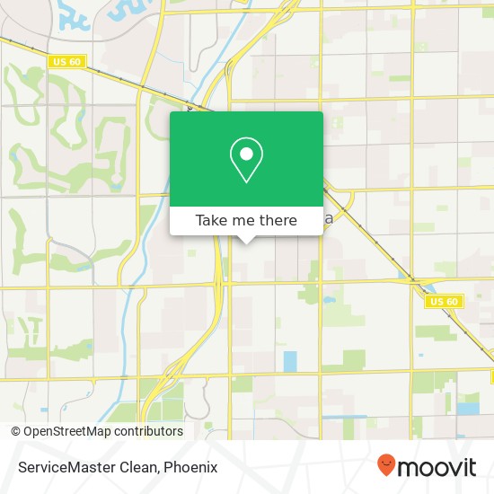 ServiceMaster Clean map