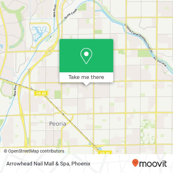 Arrowhead Nail Mall & Spa map