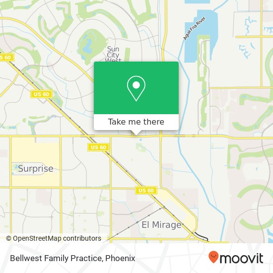 Bellwest Family Practice map