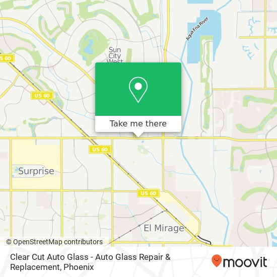 Mapa de Clear Cut Auto Glass - Auto Glass Repair & Replacement