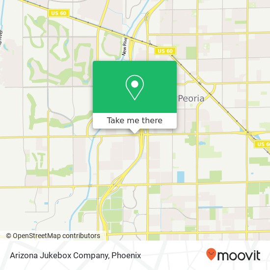 Arizona Jukebox Company map