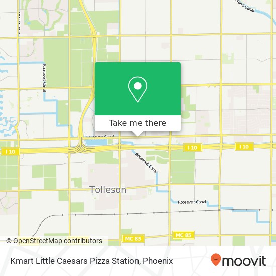 Kmart Little Caesars Pizza Station map