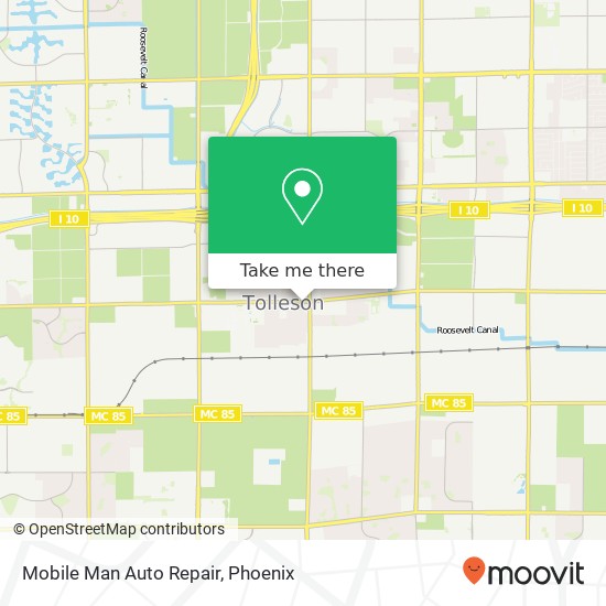 Mapa de Mobile Man Auto Repair