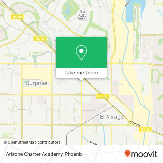 Arizone Charter Academy map