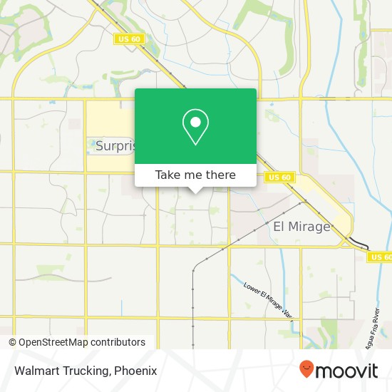 Walmart Trucking map