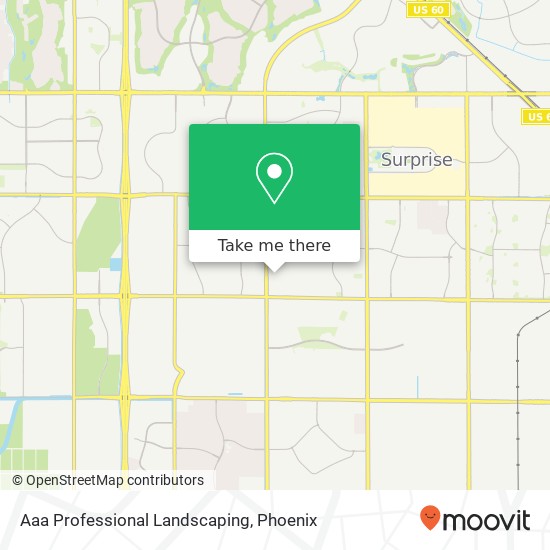 Aaa Professional Landscaping map