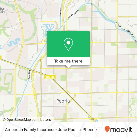 American Family Insurance- Jose Padilla map