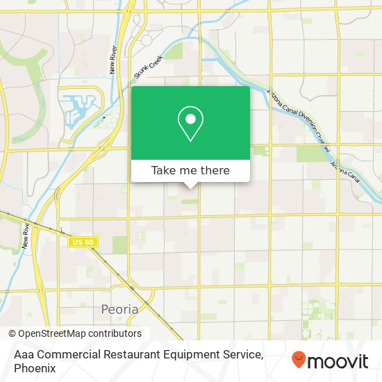 Mapa de Aaa Commercial Restaurant Equipment Service