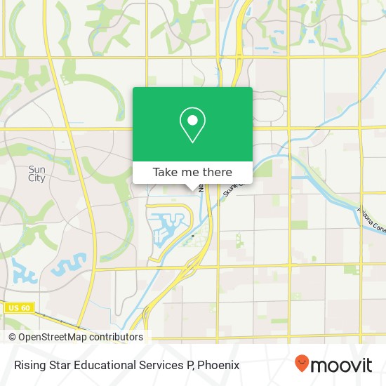 Mapa de Rising Star Educational Services P