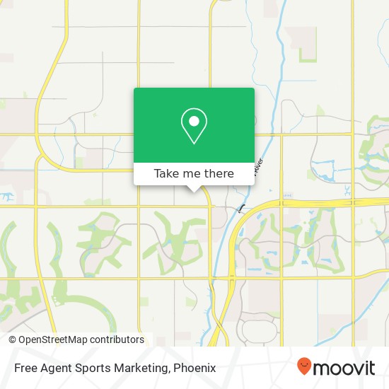 Free Agent Sports Marketing map