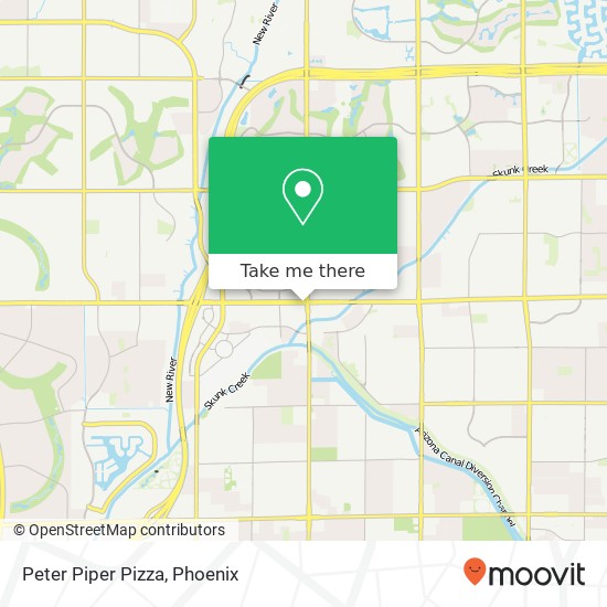 Peter Piper Pizza map