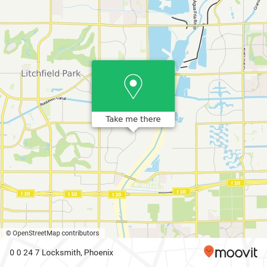 0 0 24 7 Locksmith map