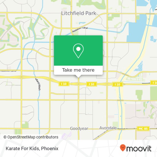 Karate For Kids map