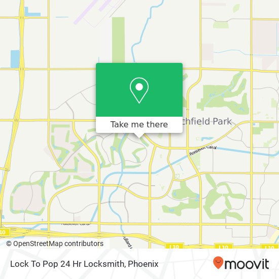 Lock To Pop 24 Hr Locksmith map