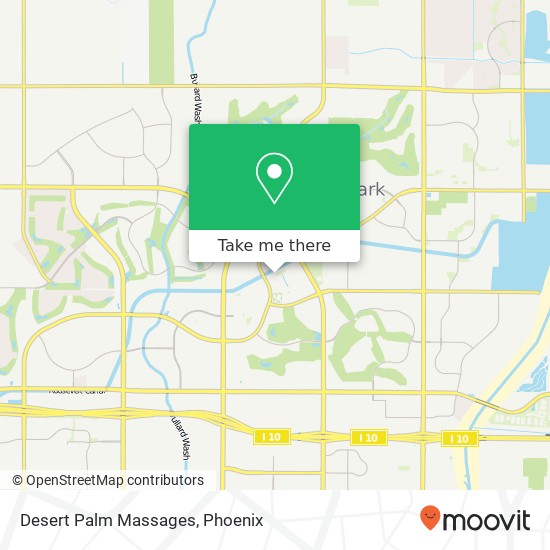 Desert Palm Massages map