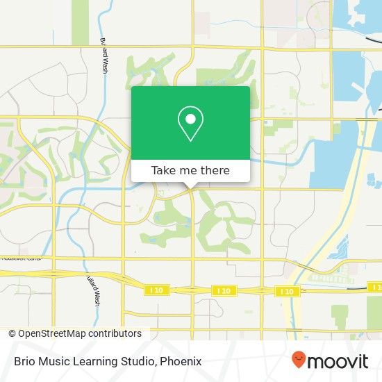 Brio Music Learning Studio map