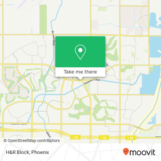 H&R Block map