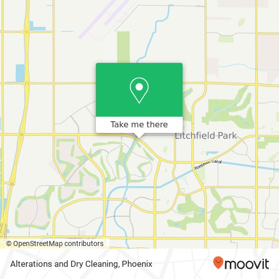 Alterations and Dry Cleaning map