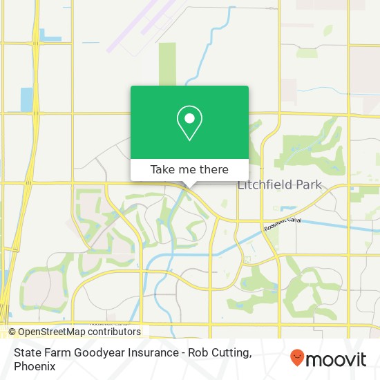 Mapa de State Farm Goodyear Insurance - Rob Cutting