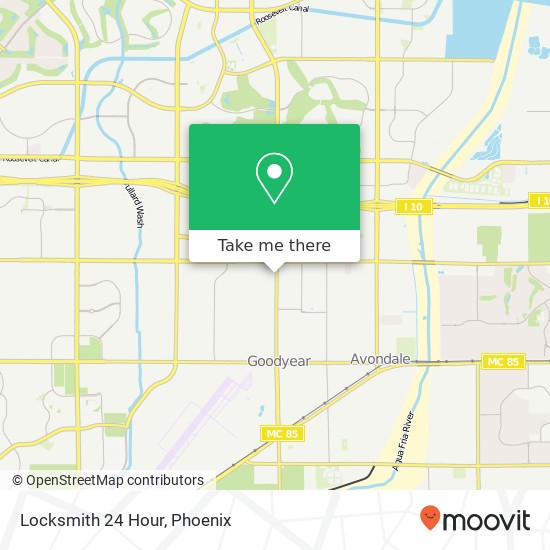 Locksmith 24 Hour map