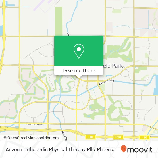 Mapa de Arizona Orthopedic Physical Therapy Pllc