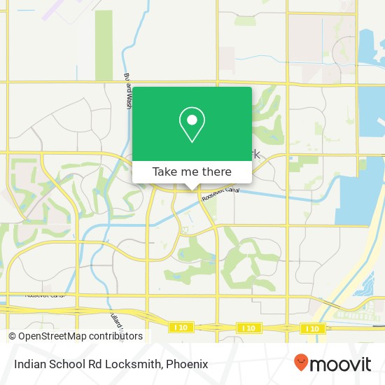 Indian School Rd Locksmith map