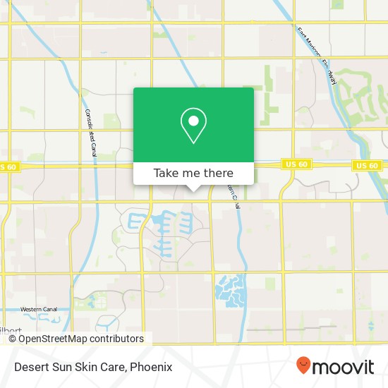 Desert Sun Skin Care map