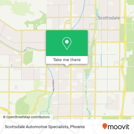 Mapa de Scottsdale Automotive Specialists