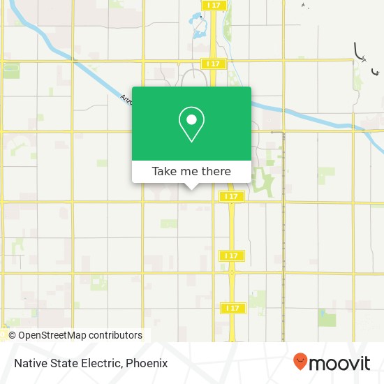 Native State Electric map