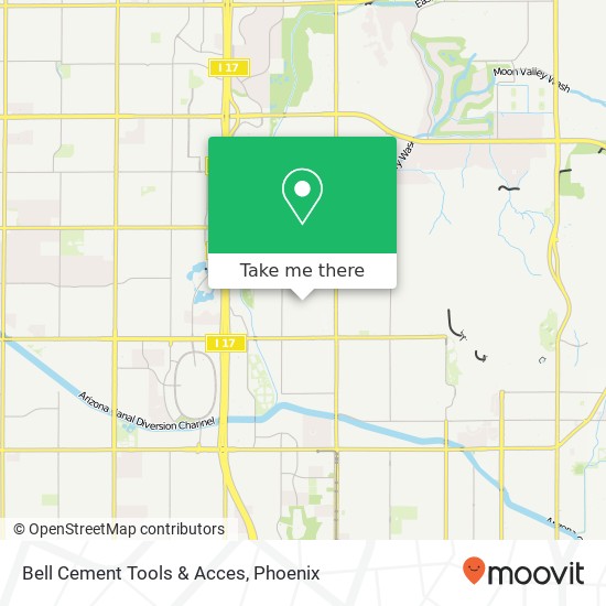 Mapa de Bell Cement Tools & Acces