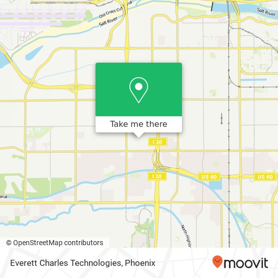 Everett Charles Technologies map