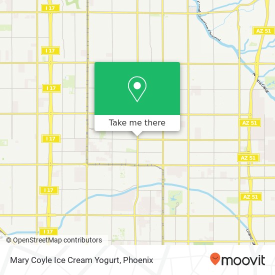 Mary Coyle Ice Cream Yogurt map