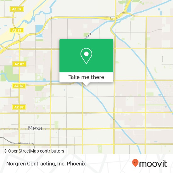 Norgren Contracting, Inc map