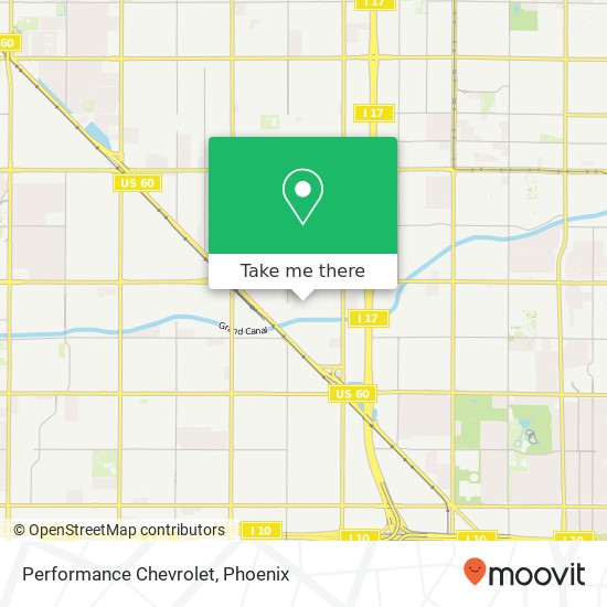 Performance Chevrolet map