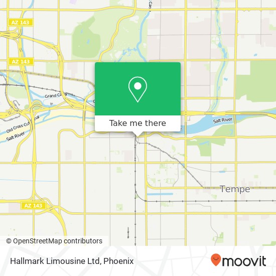 Hallmark Limousine Ltd map