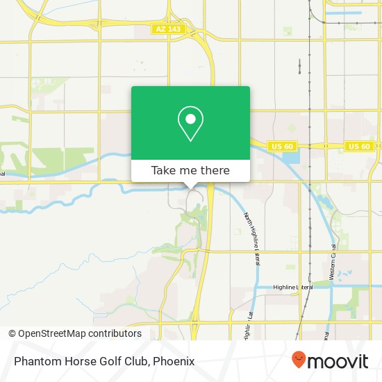 Mapa de Phantom Horse Golf Club