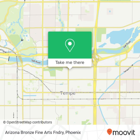 Mapa de Arizona Bronze Fine Arts Fndry