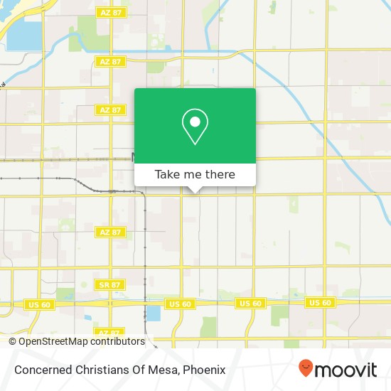 Concerned Christians Of Mesa map