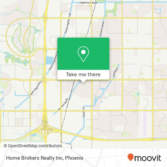 Mapa de Home Brokers Realty Inc