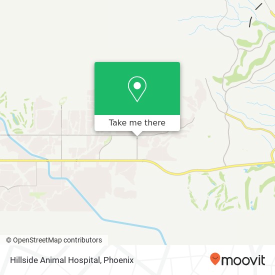 Hillside Animal Hospital map