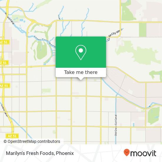 Mapa de Marilyn's Fresh Foods