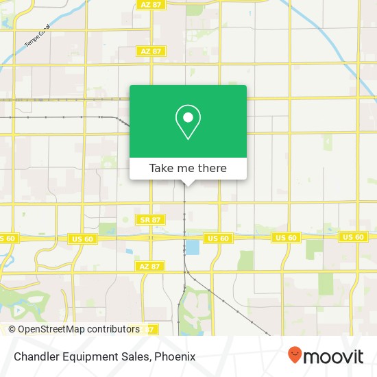 Mapa de Chandler Equipment Sales