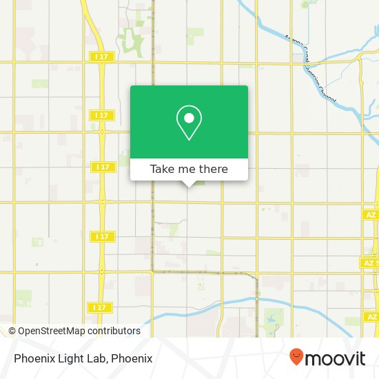 Phoenix Light Lab map