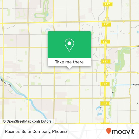 Racine's Solar Company map
