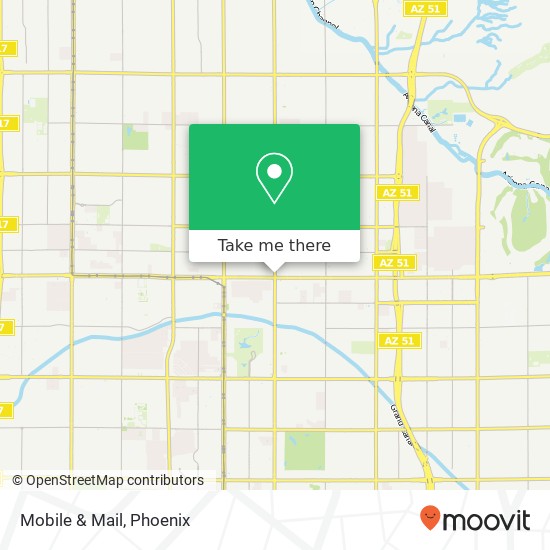 Mobile & Mail map